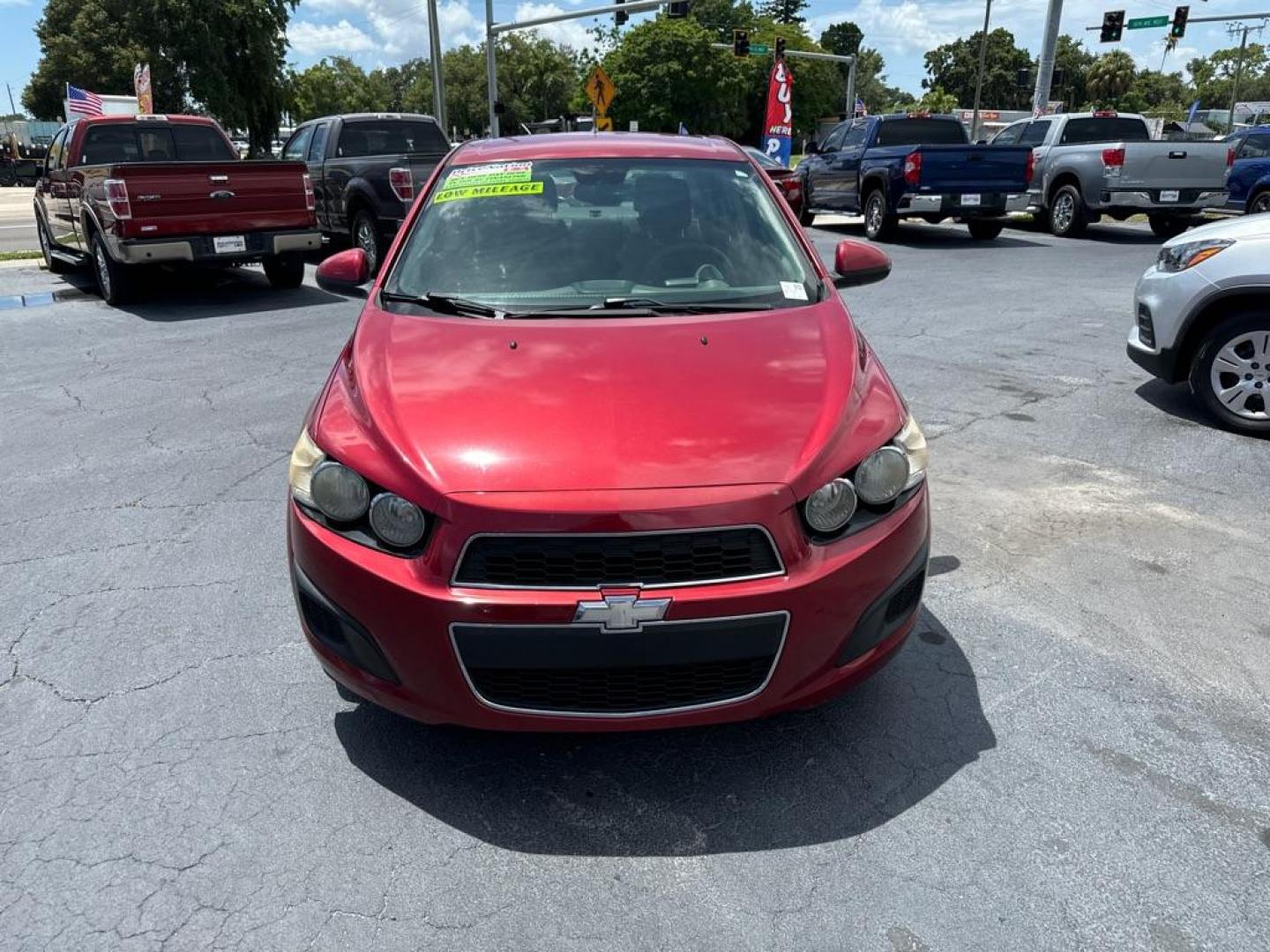 2013 RED CHEVROLET SONIC LT (1G1JC5SH2D4) with an 1.8L engine, Automatic transmission, located at 2929 9th St. West, Bradenton, 34205, (941) 242-2810, 27.473591, -82.570679 - Thanks for inquring into DriveNation USA! All vehicles listed can be viewed at www.drivenationusa.com for vehicle history reports and additonal info. We cannot quote any terms such as down payments or monthly payments without an application. You can apply directly at www.drivenationusa.com or by con - Photo#2