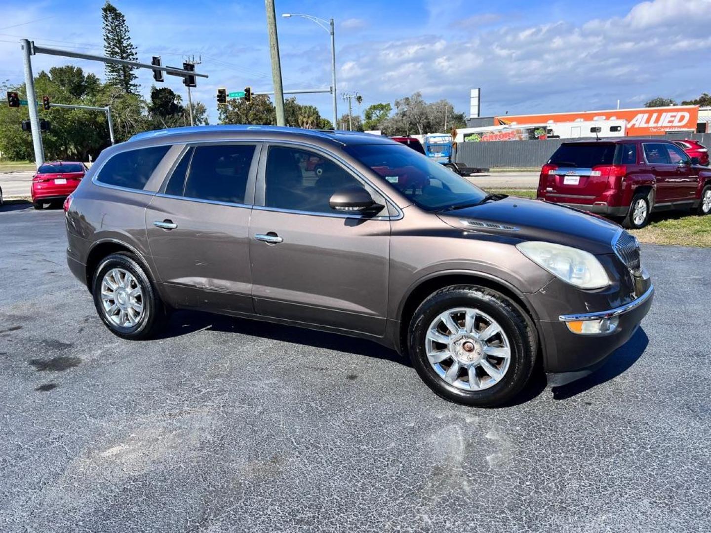 2012 BROWN BUICK ENCLAVE (5GAKRCED0CJ) with an 3.6L engine, Automatic transmission, located at 2929 9th St. West, Bradenton, 34205, (941) 242-2810, 27.473591, -82.570679 - Photo#0