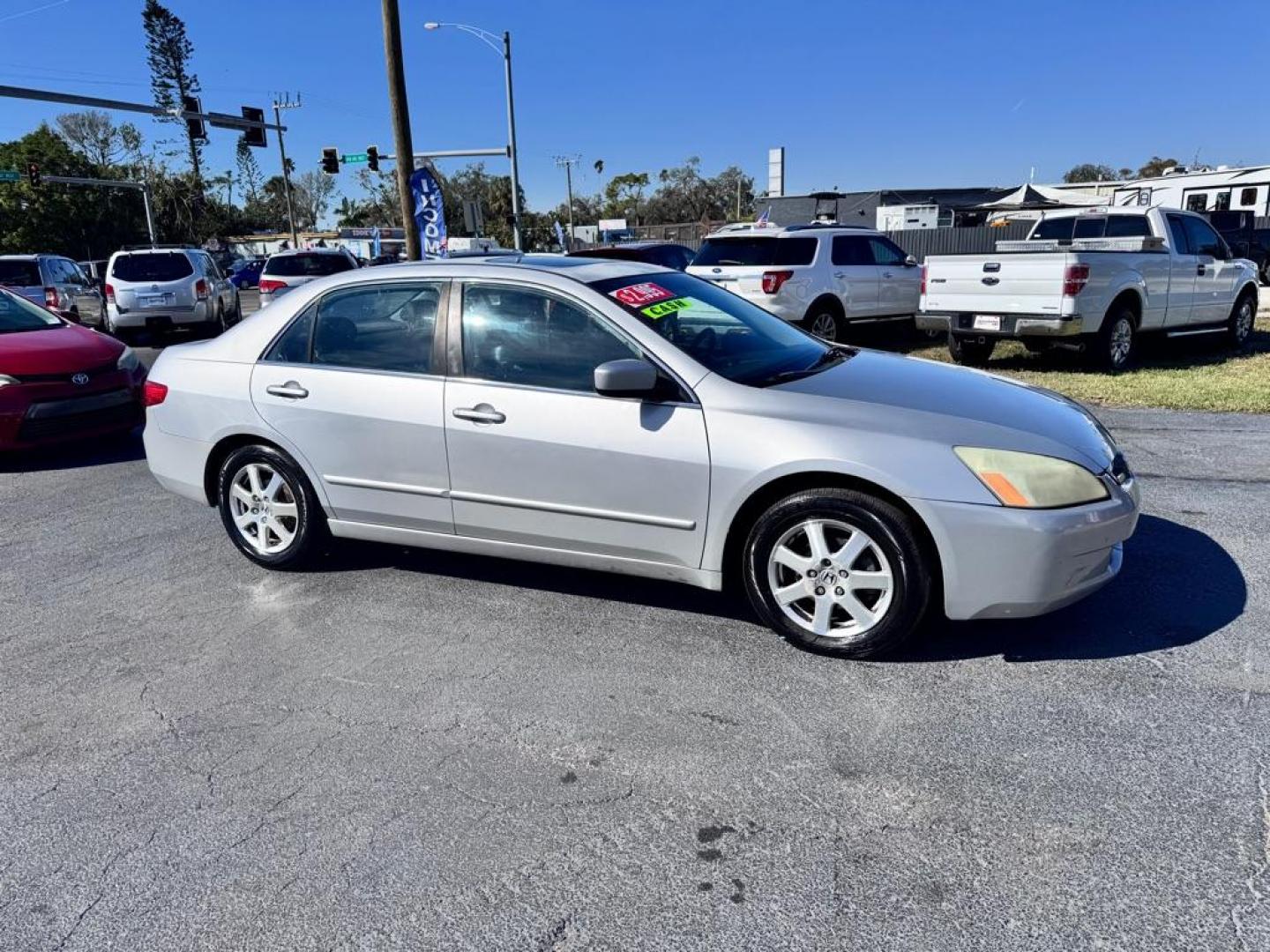 2005 SILVER HONDA ACCORD EX (1HGCM665X5A) with an 3.0L engine, Automatic transmission, located at 2929 9th St. West, Bradenton, 34205, (941) 242-2810, 27.473591, -82.570679 - Thanks for inquring into DriveNation USA! All vehicles listed can be viewed at www.drivenationusa.com for vehicle history reports and additonal info. We cannot quote any terms such as down payments or monthly payments without an application. You can apply directly at www.drivenationusa.com or by con - Photo#0