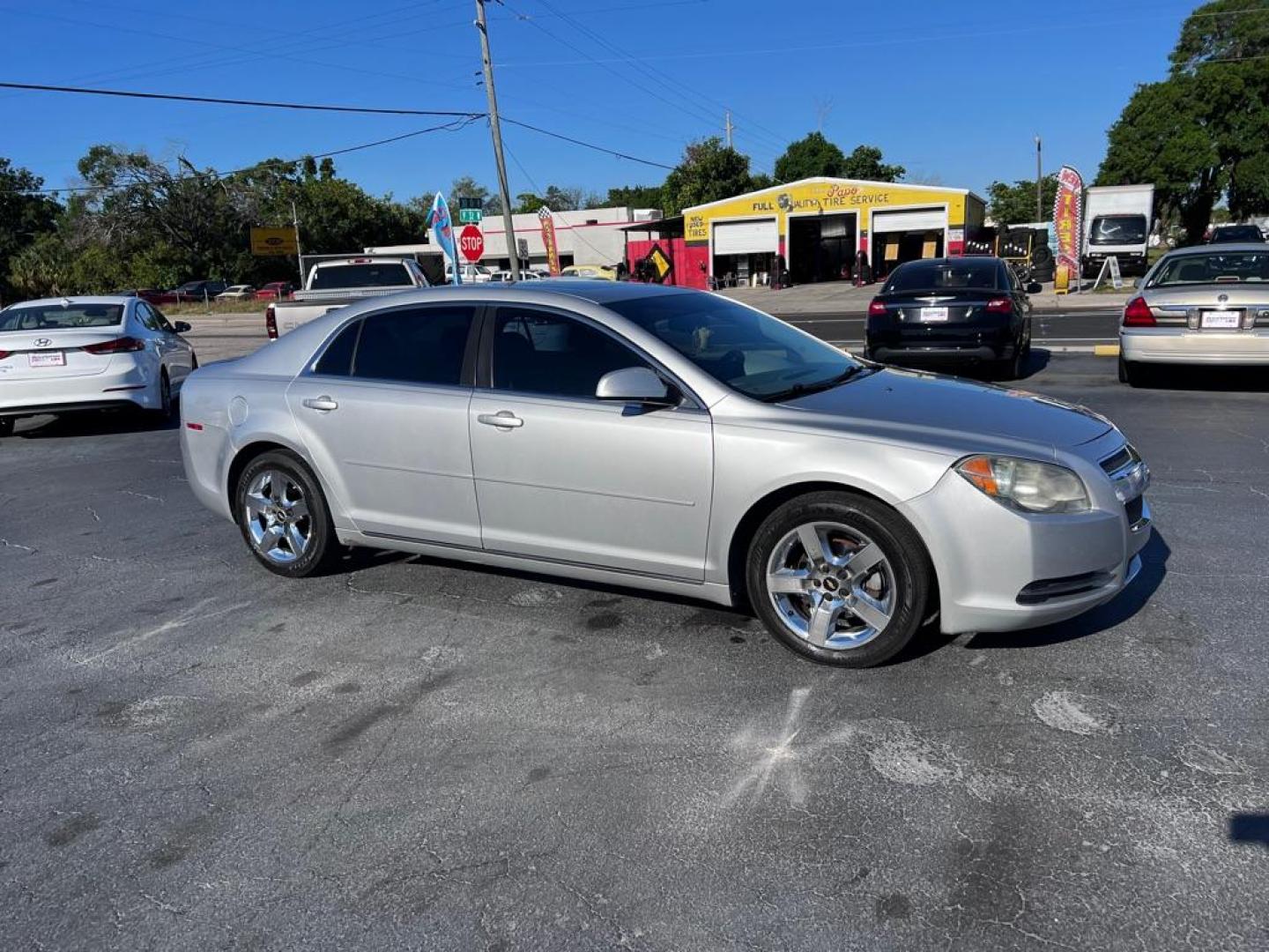 2010 SILVER CHEVROLET MALIBU 1LT (1G1ZC5EB2AF) with an 2.4L engine, Automatic transmission, located at 2929 9th St. West, Bradenton, 34205, (941) 242-2810, 27.473591, -82.570679 - Photo#0