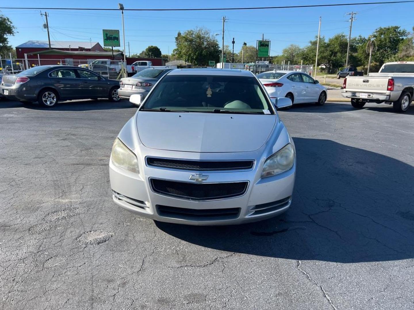 2010 SILVER CHEVROLET MALIBU 1LT (1G1ZC5EB2AF) with an 2.4L engine, Automatic transmission, located at 2929 9th St. West, Bradenton, 34205, (941) 242-2810, 27.473591, -82.570679 - Photo#2