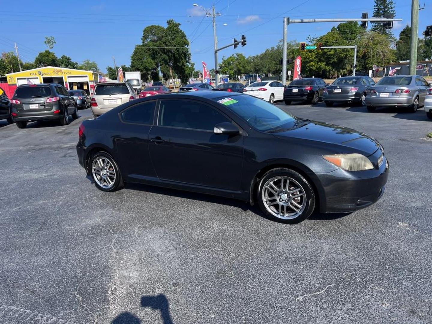 2007 BLACK SCION TC (JTKDE177170) with an 2.4L engine, Automatic transmission, located at 2929 9th St. West, Bradenton, 34205, (941) 242-2810, 27.473591, -82.570679 - Photo#0