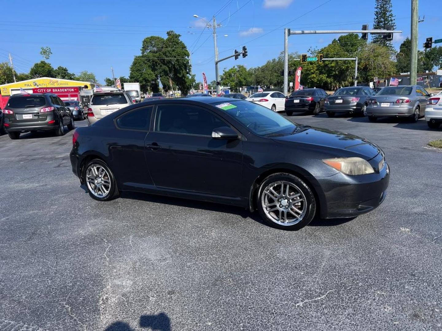 2007 BLACK SCION TC (JTKDE177170) with an 2.4L engine, Automatic transmission, located at 2929 9th St. West, Bradenton, 34205, (941) 242-2810, 27.473591, -82.570679 - Photo#1