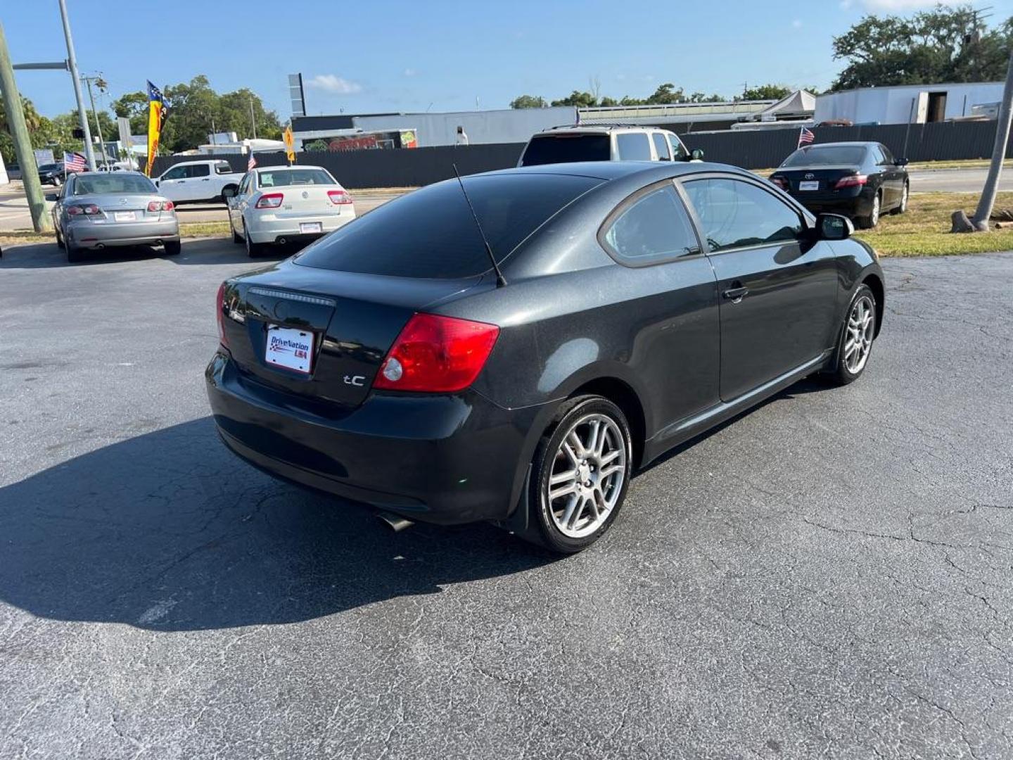 2007 BLACK SCION TC (JTKDE177170) with an 2.4L engine, Automatic transmission, located at 2929 9th St. West, Bradenton, 34205, (941) 242-2810, 27.473591, -82.570679 - Photo#6