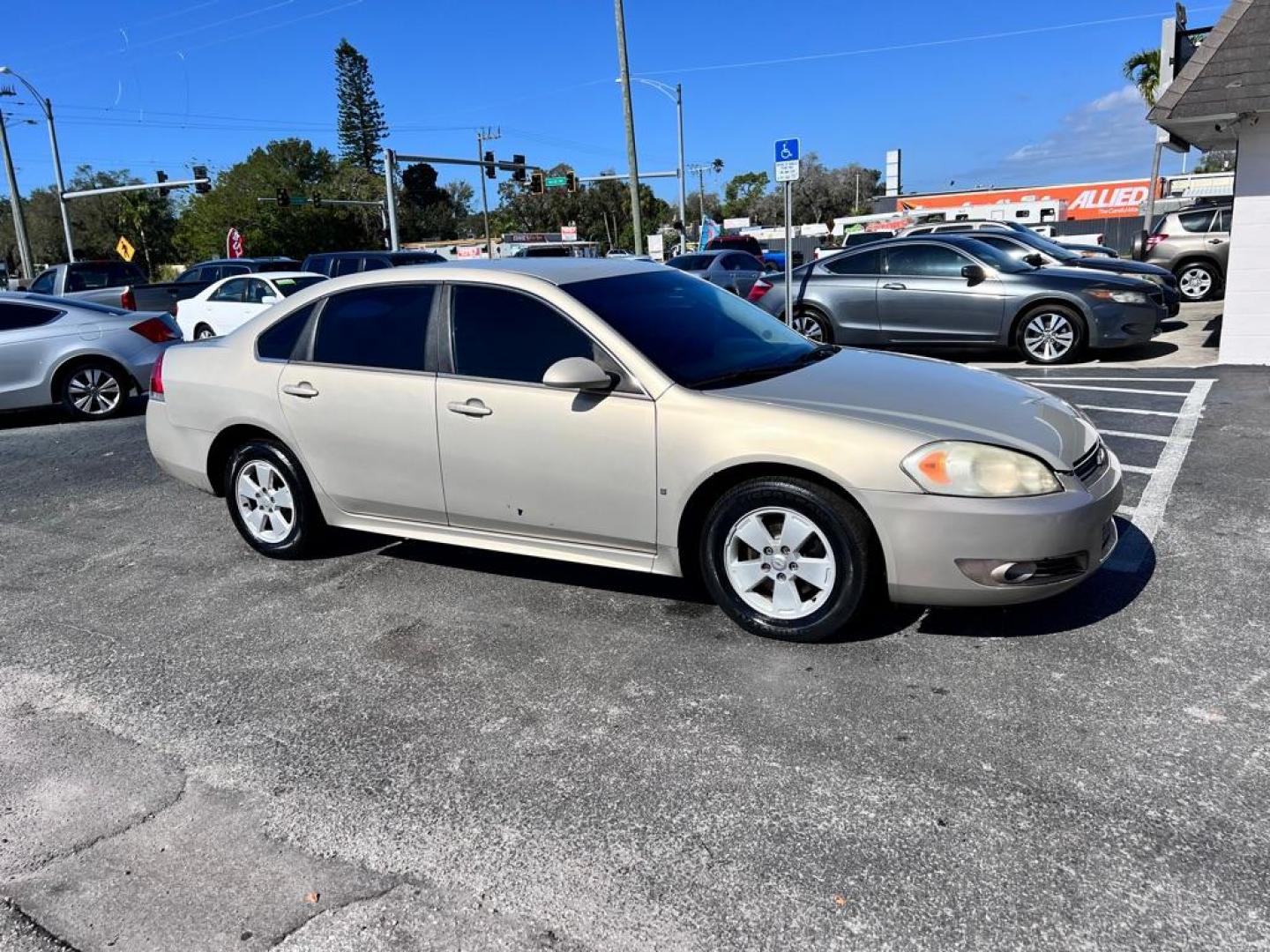 2010 TAN CHEVROLET IMPALA LT (2G1WB5EK4A1) with an 3.5L engine, Automatic transmission, located at 2929 9th St. West, Bradenton, 34205, (941) 242-2810, 27.473591, -82.570679 - Photo#0