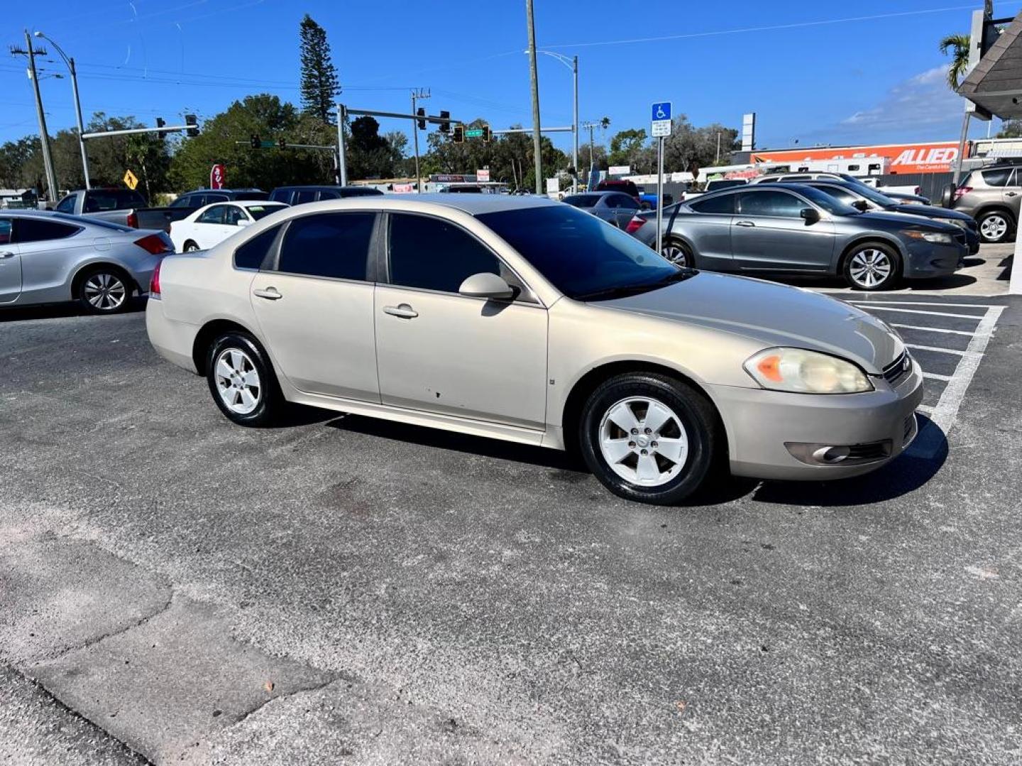 2010 TAN CHEVROLET IMPALA LT (2G1WB5EK4A1) with an 3.5L engine, Automatic transmission, located at 2929 9th St. West, Bradenton, 34205, (941) 242-2810, 27.473591, -82.570679 - Photo#1