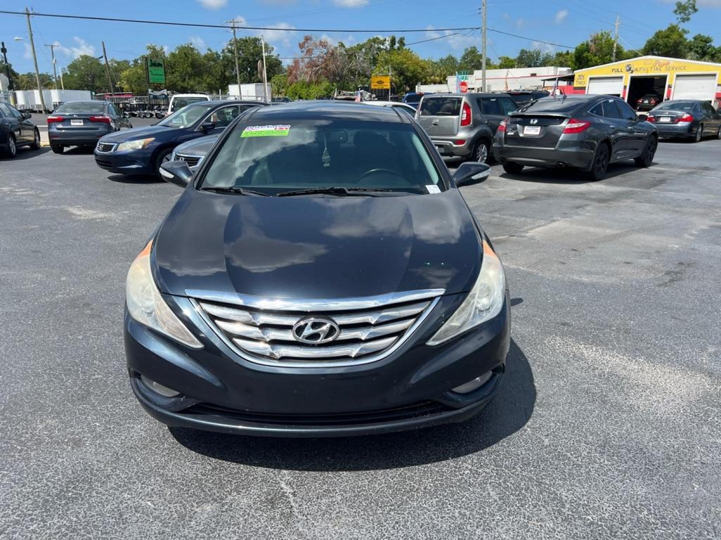 2013 BLUE HYUNDAI SONATA SE (5NPEC4ACXDH) with an 2.4L engine, Automatic transmission, located at 2929 9th St. West, Bradenton, 34205, (941) 242-2810, 27.473591, -82.570679 - Photo#2