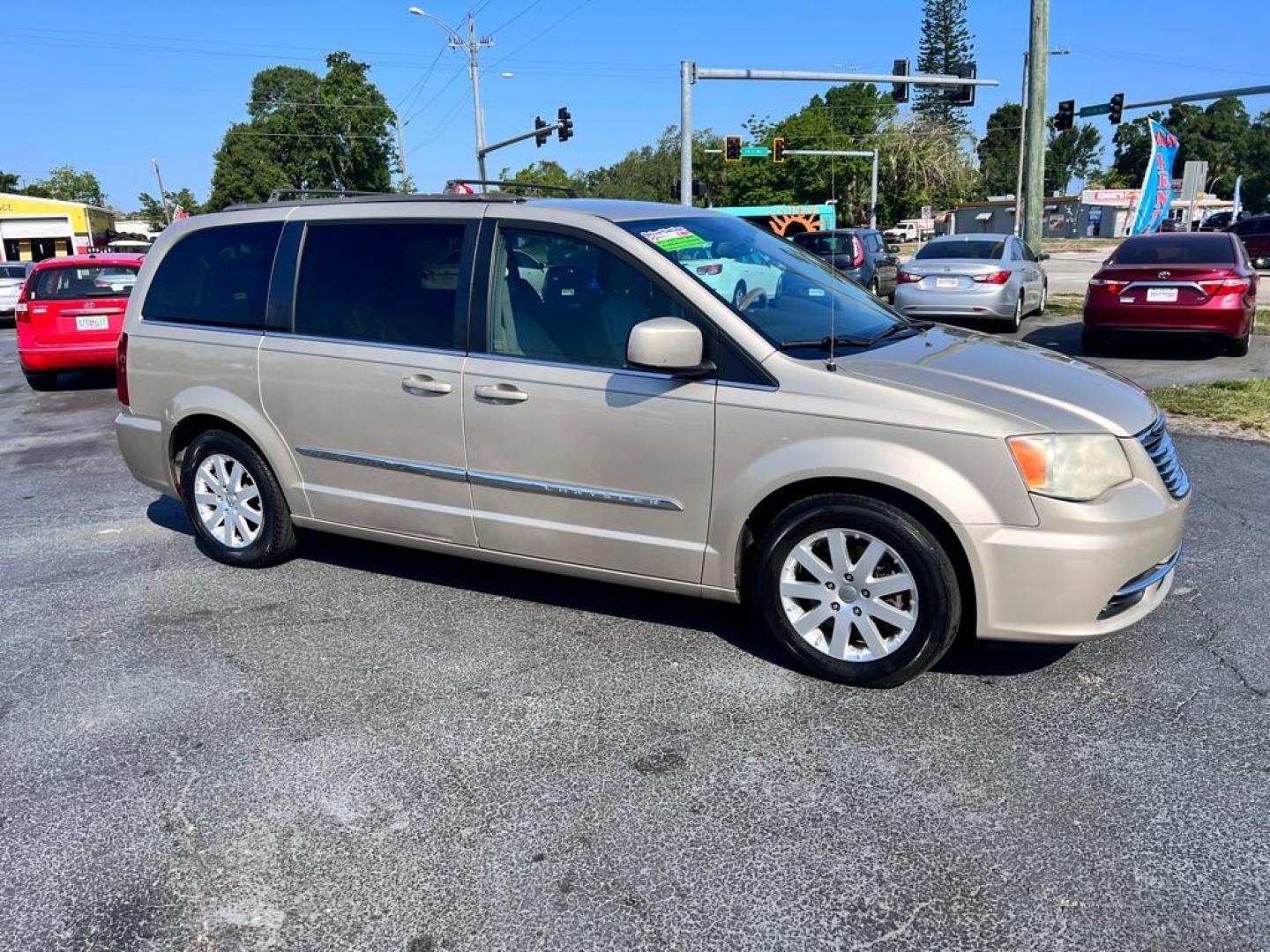 2014 TAN CHRYSLER TOWN and COUNTRY TOURING (2C4RC1BG8ER) with an 3.6L engine, Automatic transmission, located at 2929 9th St. West, Bradenton, 34205, (941) 242-2810, 27.473591, -82.570679 - Photo#0