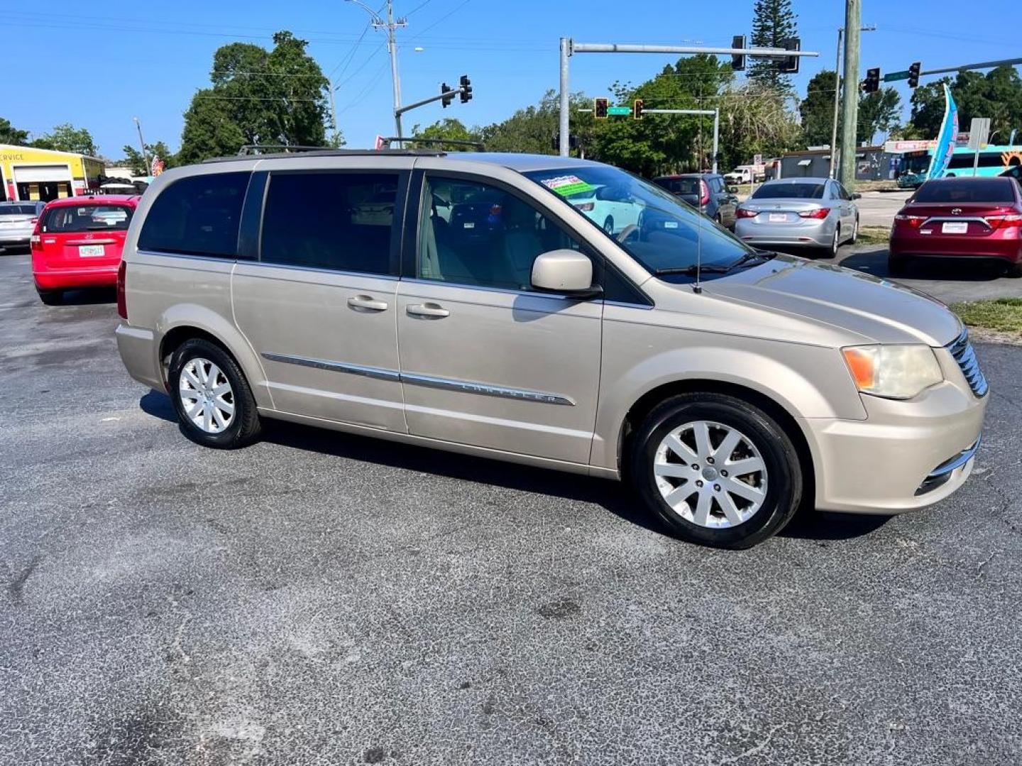 2014 TAN CHRYSLER TOWN and COUNTRY TOURING (2C4RC1BG8ER) with an 3.6L engine, Automatic transmission, located at 2929 9th St. West, Bradenton, 34205, (941) 242-2810, 27.473591, -82.570679 - Photo#1