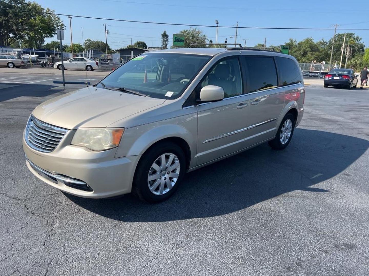 2014 TAN CHRYSLER TOWN and COUNTRY TOURING (2C4RC1BG8ER) with an 3.6L engine, Automatic transmission, located at 2929 9th St. West, Bradenton, 34205, (941) 242-2810, 27.473591, -82.570679 - Photo#3