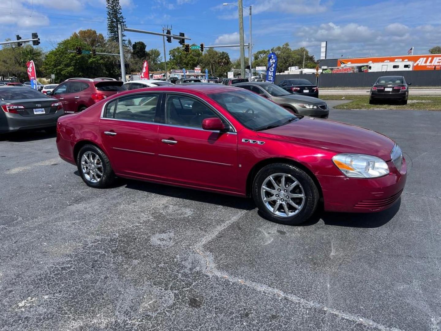 2008 RED BUICK LUCERNE CXL (1G4HD57298U) with an 3.8L engine, Automatic transmission, located at 2929 9th St. West, Bradenton, 34205, (941) 242-2810, 27.473591, -82.570679 - Thanks for inquring into DriveNation USA! All vehicles listed can be viewed at www.drivenationusa.com for vehicle history reports and additonal info. We cannot quote any terms such as down payments or monthly payments without an application. You can apply directly at www.drivenationusa.com or by con - Photo#0