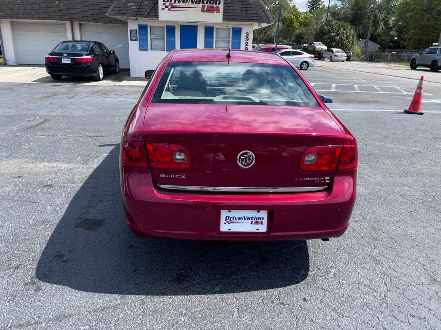 2008 RED BUICK LUCERNE CXL (1G4HD57298U) with an 3.8L engine, Automatic transmission, located at 2929 9th St. West, Bradenton, 34205, (941) 242-2810, 27.473591, -82.570679 - Thanks for inquring into DriveNation USA! All vehicles listed can be viewed at www.drivenationusa.com for vehicle history reports and additonal info. We cannot quote any terms such as down payments or monthly payments without an application. You can apply directly at www.drivenationusa.com or by con - Photo#5