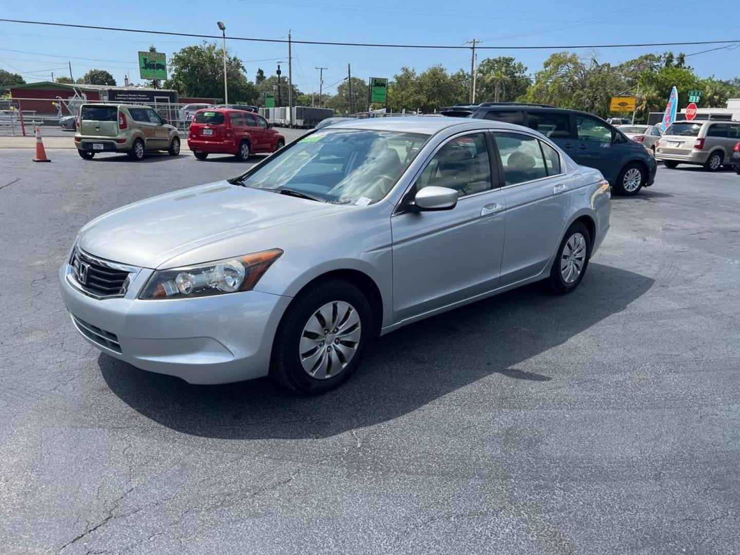 2009 BLUE HONDA ACCORD LX (1HGCP263X9A) with an 2.4L engine, Automatic transmission, located at 2929 9th St. West, Bradenton, 34205, (941) 242-2810, 27.473591, -82.570679 - Photo#3