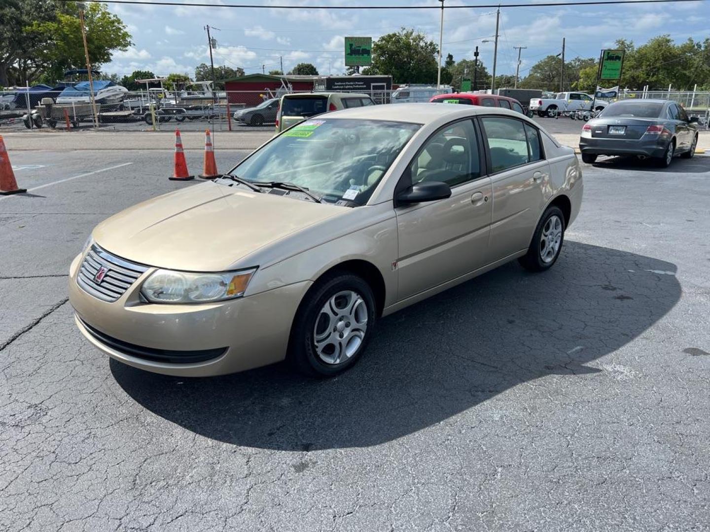 2005 TAN SATURN ION LEVEL 2 (1G8AJ52F15Z) with an 2.2L engine, Automatic transmission, located at 2929 9th St. West, Bradenton, 34205, (941) 242-2810, 27.473591, -82.570679 - Photo#3