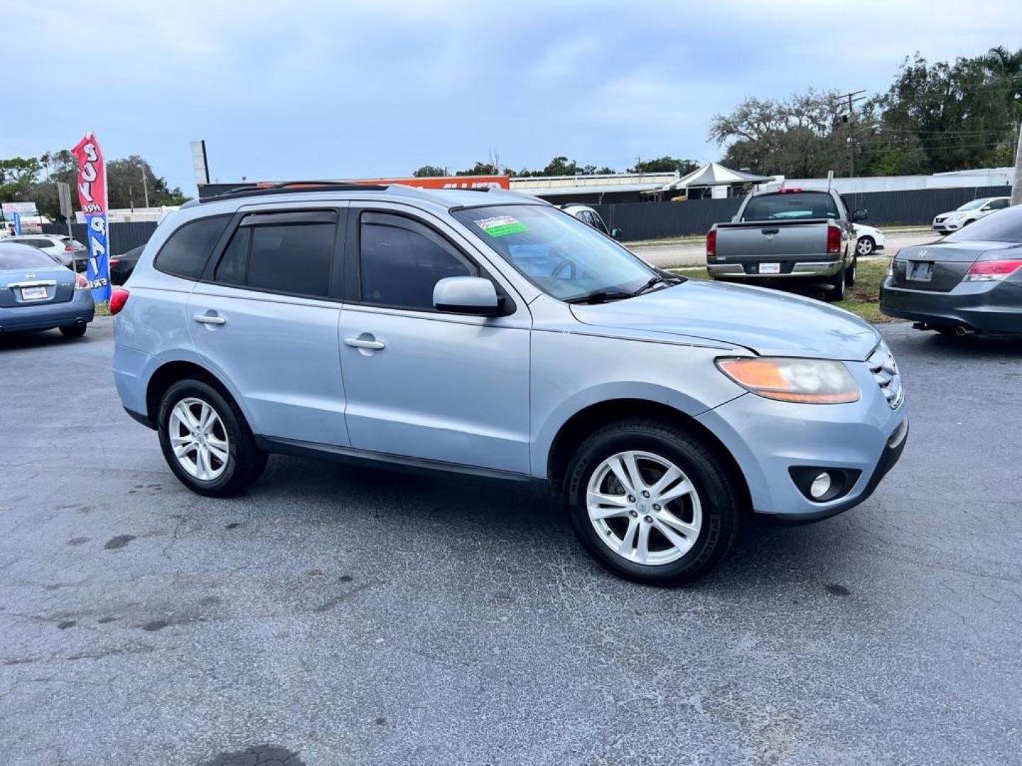 2010 BLUE HYUNDAI SANTA FE SE (5NMSH4AG4AH) with an 3.5L engine, Automatic transmission, located at 2929 9th St. West, Bradenton, 34205, (941) 242-2810, 27.473591, -82.570679 - Photo#0