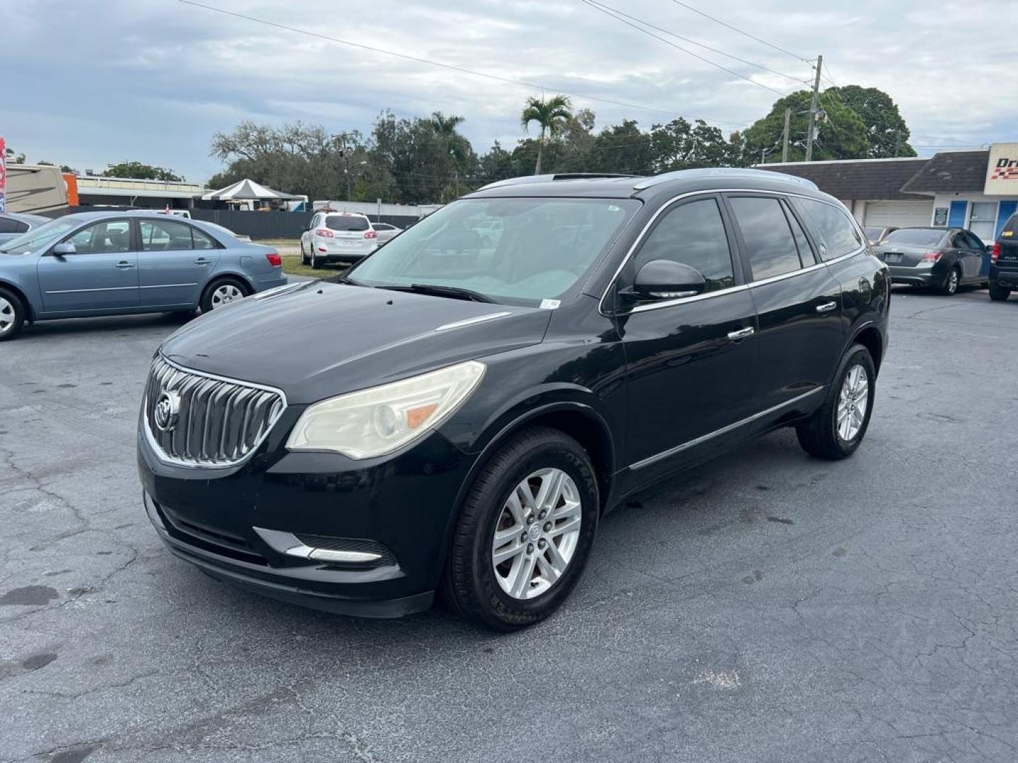 2013 BLACK BUICK ENCLAVE CXL (5GAKRBKD5DJ) with an 3.6L engine, Automatic transmission, located at 2929 9th St. West, Bradenton, 34205, (941) 242-2810, 27.473591, -82.570679 - Photo#4