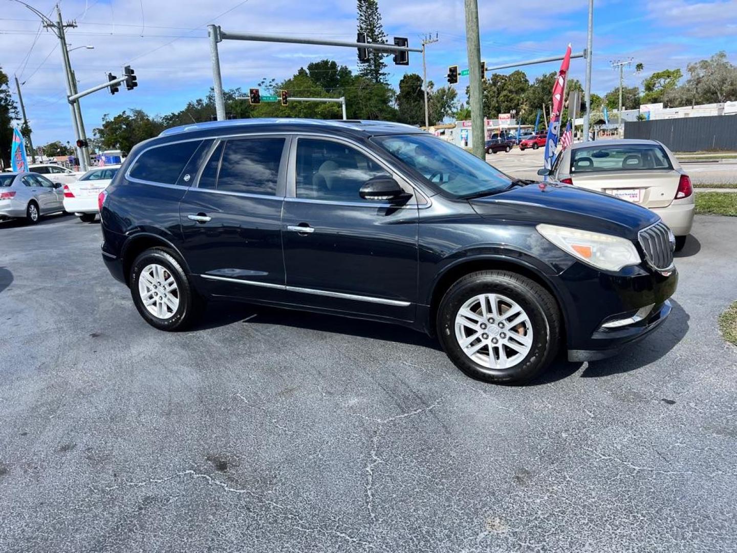 2013 BLACK BUICK ENCLAVE CXL (5GAKRBKD5DJ) with an 3.6L engine, Automatic transmission, located at 2929 9th St. West, Bradenton, 34205, (941) 242-2810, 27.473591, -82.570679 - Photo#17