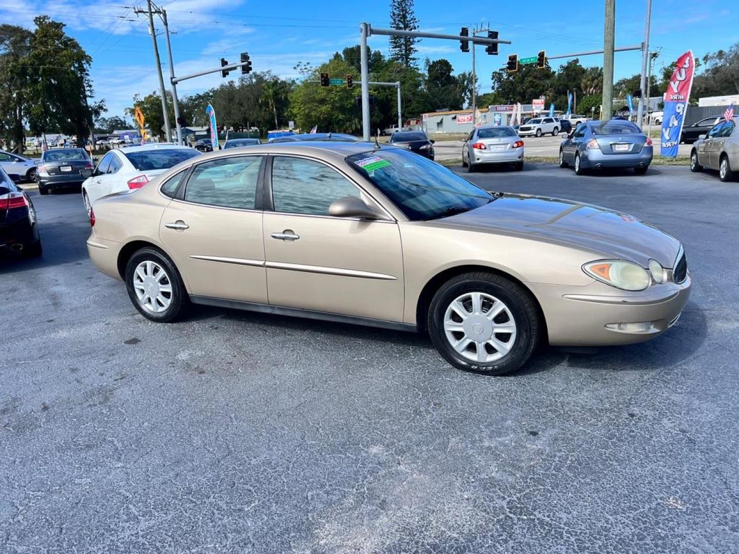 2005 TAN BUICK LACROSSE CX (2G4WC532351) with an 3.8L engine, Automatic transmission, located at 2929 9th St. West, Bradenton, 34205, (941) 242-2810, 27.473591, -82.570679 - Photo#0