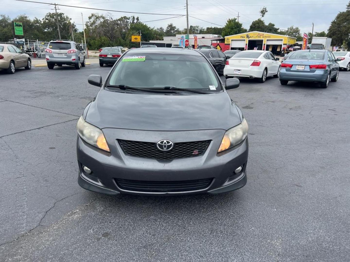 2010 GRAY TOYOTA COROLLA S (1NXBU4EE0AZ) with an 1.8L engine, Automatic transmission, located at 2929 9th St. West, Bradenton, 34205, (941) 242-2810, 27.473591, -82.570679 - Photo#3