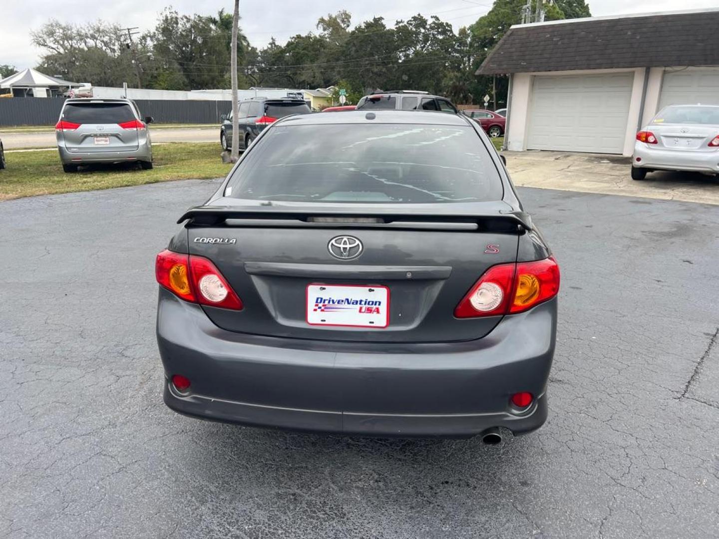 2010 GRAY TOYOTA COROLLA S (1NXBU4EE0AZ) with an 1.8L engine, Automatic transmission, located at 2929 9th St. West, Bradenton, 34205, (941) 242-2810, 27.473591, -82.570679 - Photo#7