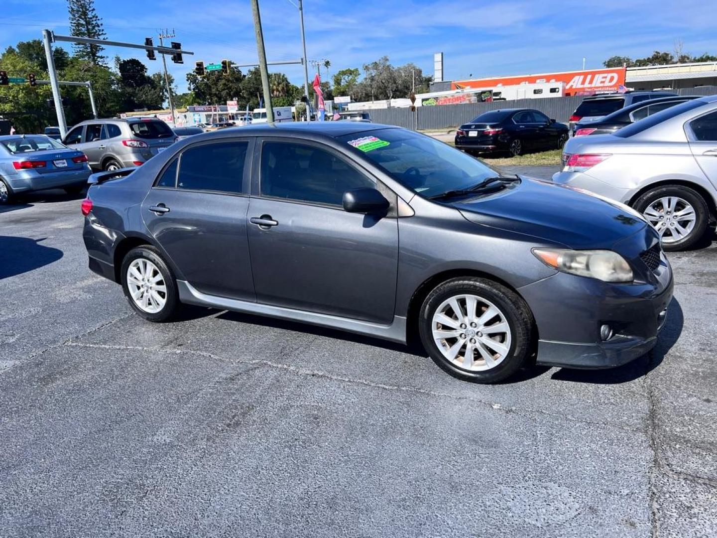 2010 GRAY TOYOTA COROLLA S (1NXBU4EE0AZ) with an 1.8L engine, Automatic transmission, located at 2929 9th St. West, Bradenton, 34205, (941) 242-2810, 27.473591, -82.570679 - Photo#0