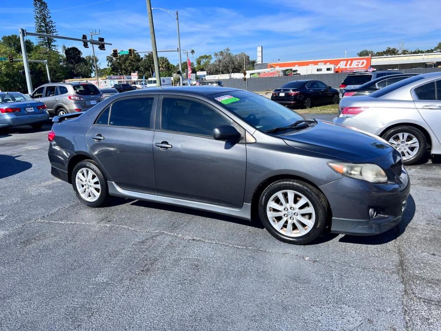 2010 GRAY TOYOTA COROLLA S (1NXBU4EE0AZ) with an 1.8L engine, Automatic transmission, located at 2929 9th St. West, Bradenton, 34205, (941) 242-2810, 27.473591, -82.570679 - Photo#15