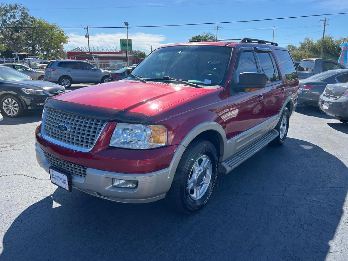 2006 RED FORD EXPEDITION EDDIE BAUER (1FMFU17506L) with an 5.4L engine, Automatic transmission, located at 2929 9th St. West, Bradenton, 34205, (941) 242-2810, 27.473591, -82.570679 - Photo#2