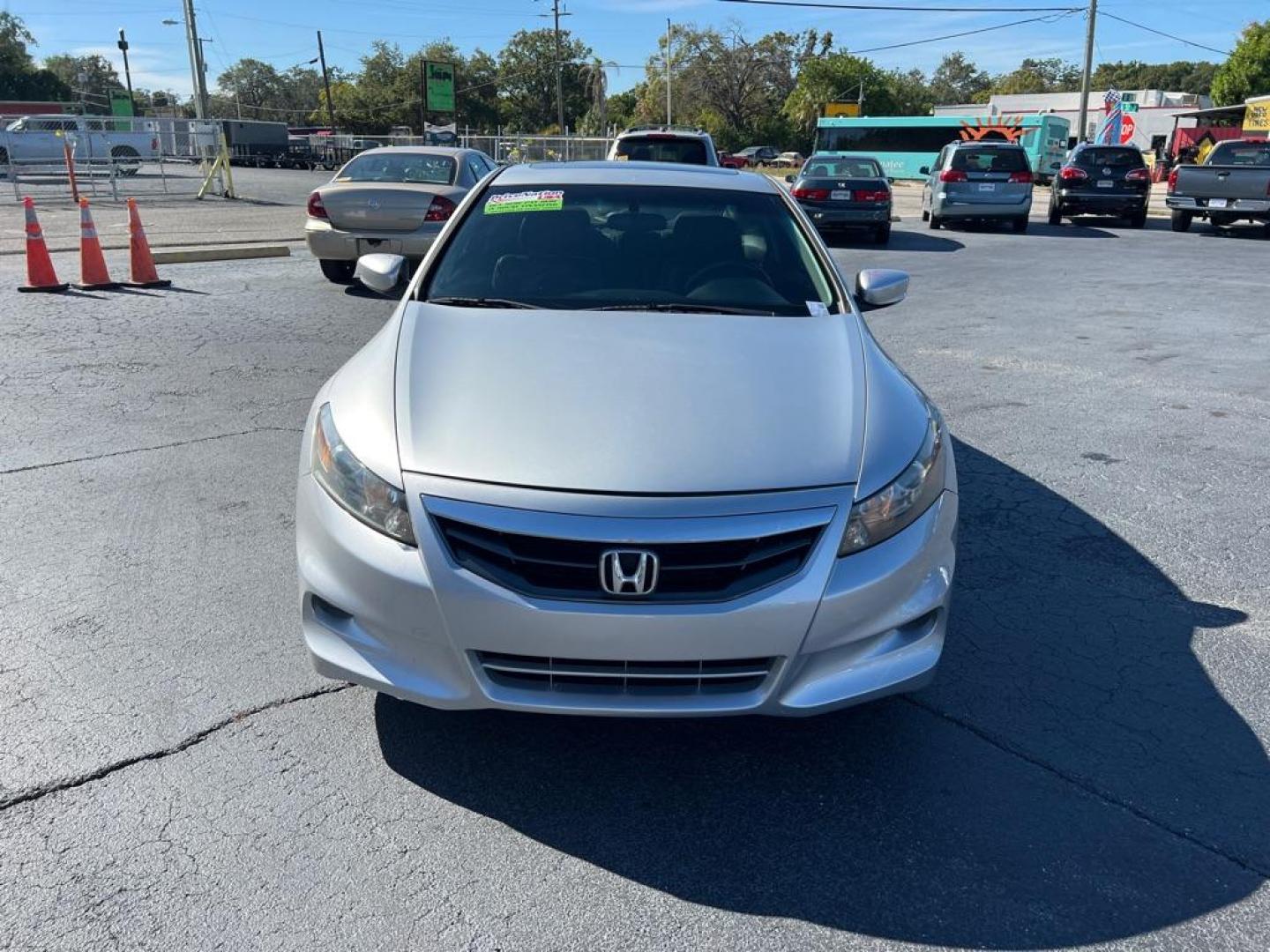 2012 SILVER HONDA ACCORD EXL (1HGCS2B8XCA) with an 3.5L engine, Automatic transmission, located at 2929 9th St. West, Bradenton, 34205, (941) 242-2810, 27.473591, -82.570679 - Photo#2