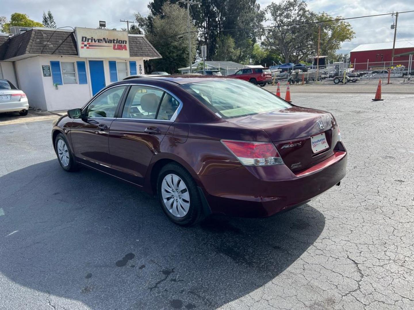 2010 RED HONDA ACCORD LX (1HGCP2F33AA) with an 2.4L engine, Automatic transmission, located at 2929 9th St. West, Bradenton, 34205, (941) 242-2810, 27.473591, -82.570679 - Photo#5