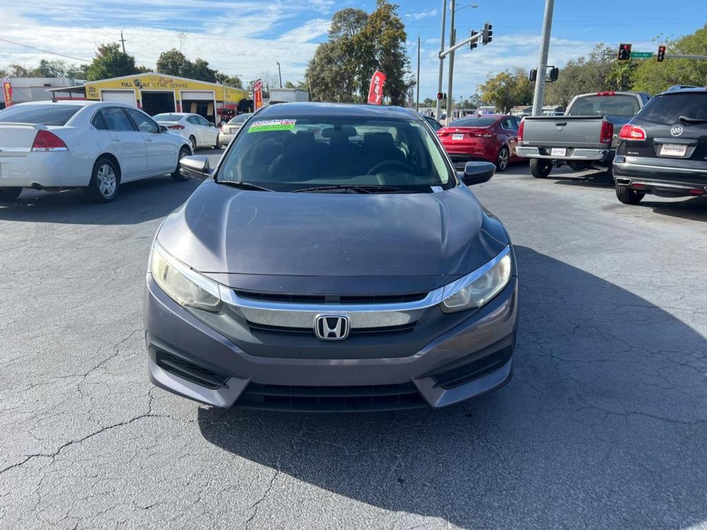 2016 BLACK HONDA CIVIC EX (19XFC2F75GE) with an 2.0L engine, Continuously Variable transmission, located at 2929 9th St. West, Bradenton, 34205, (941) 242-2810, 27.473591, -82.570679 - Photo#2