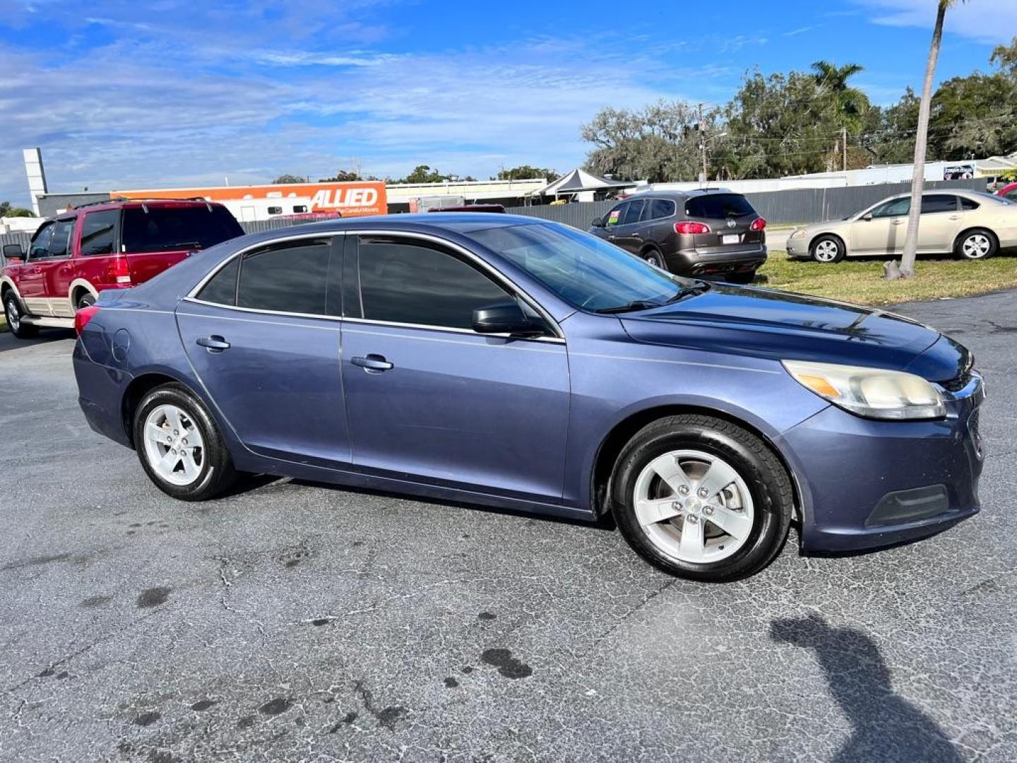 2015 BLUE CHEVROLET MALIBU LS (1G11B5SL3FF) with an 2.5L engine, Automatic transmission, located at 2929 9th St. West, Bradenton, 34205, (941) 242-2810, 27.473591, -82.570679 - Photo#0