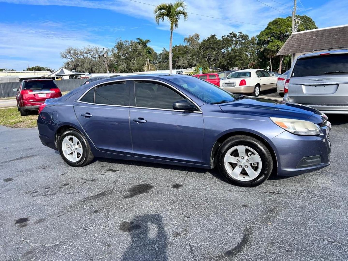 2015 BLUE CHEVROLET MALIBU LS (1G11B5SL3FF) with an 2.5L engine, Automatic transmission, located at 2929 9th St. West, Bradenton, 34205, (941) 242-2810, 27.473591, -82.570679 - Photo#1