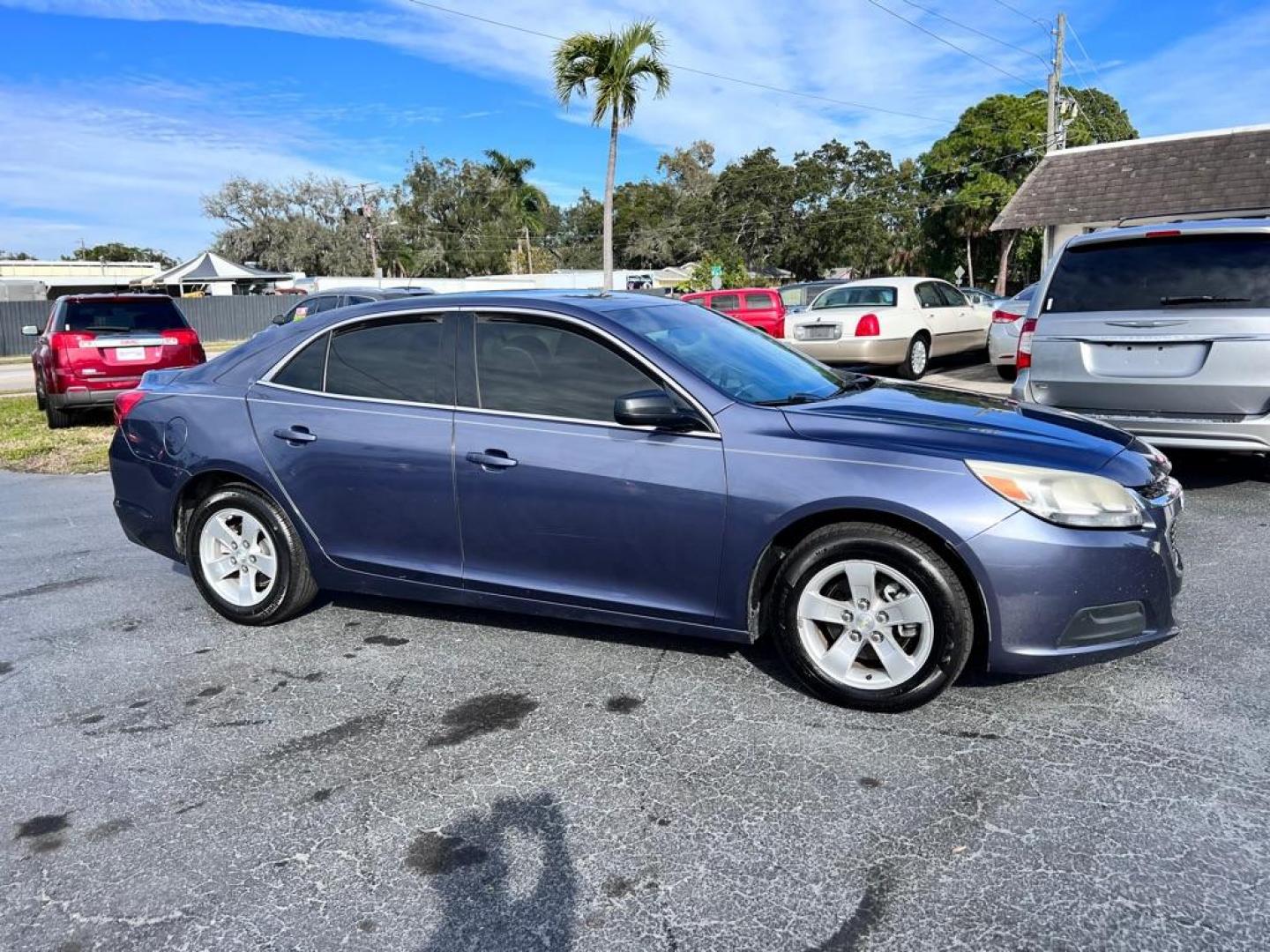 2015 BLUE CHEVROLET MALIBU LS (1G11B5SL3FF) with an 2.5L engine, Automatic transmission, located at 2929 9th St. West, Bradenton, 34205, (941) 242-2810, 27.473591, -82.570679 - Photo#2