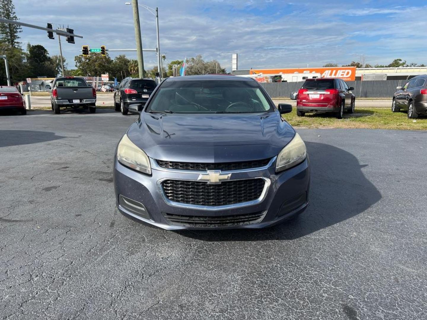 2015 BLUE CHEVROLET MALIBU LS (1G11B5SL3FF) with an 2.5L engine, Automatic transmission, located at 2929 9th St. West, Bradenton, 34205, (941) 242-2810, 27.473591, -82.570679 - Photo#3