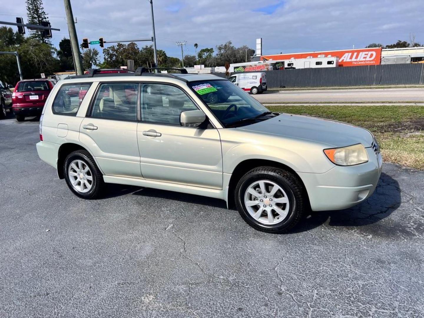 2007 TAN SUBARU FORESTER 2.5X PREMIUM (JF1SG65687H) with an 2.5L engine, Automatic transmission, located at 2929 9th St. West, Bradenton, 34205, (941) 242-2810, 27.473591, -82.570679 - Photo#0