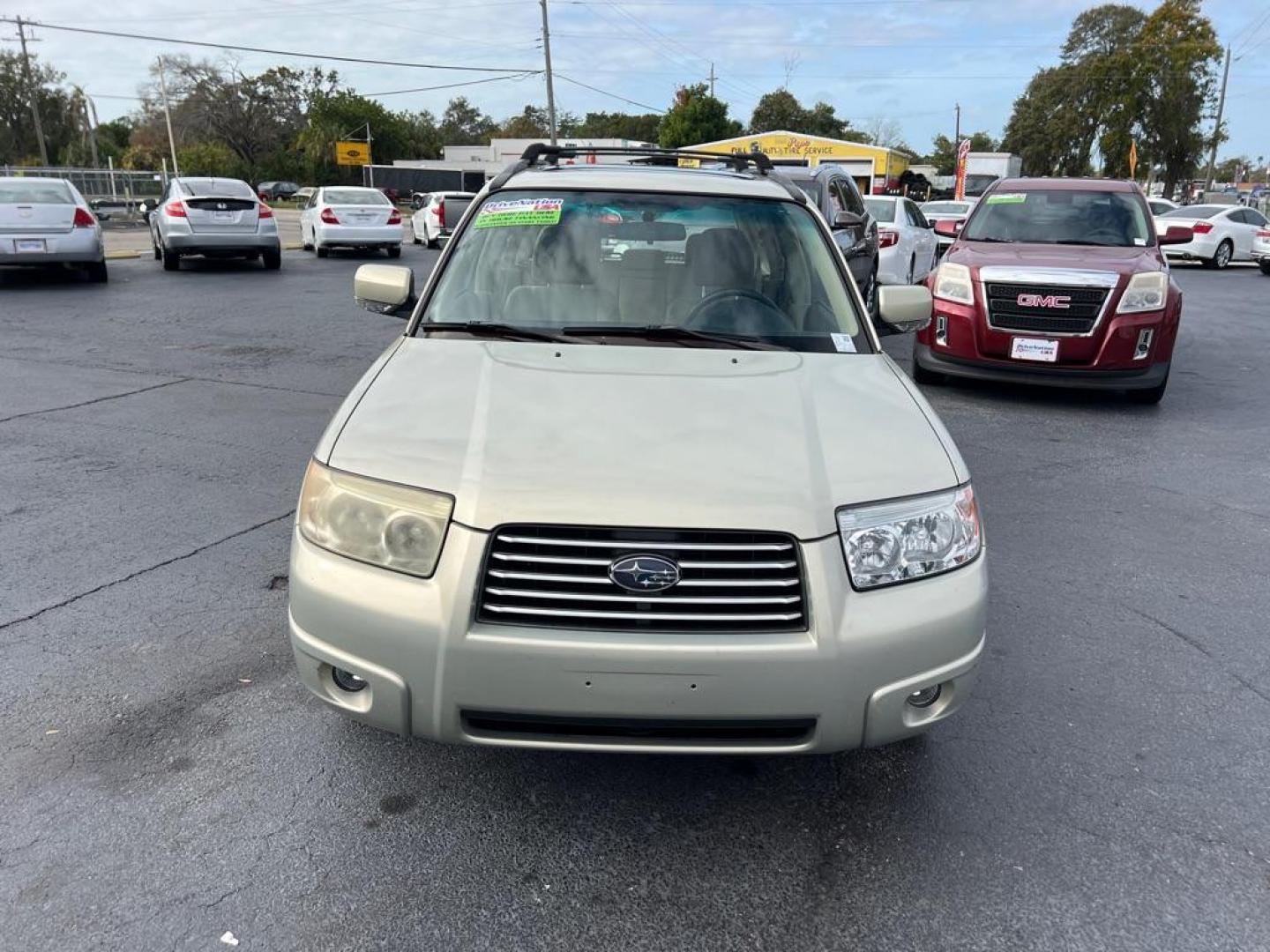 2007 TAN SUBARU FORESTER 2.5X PREMIUM (JF1SG65687H) with an 2.5L engine, Automatic transmission, located at 2929 9th St. West, Bradenton, 34205, (941) 242-2810, 27.473591, -82.570679 - Photo#2