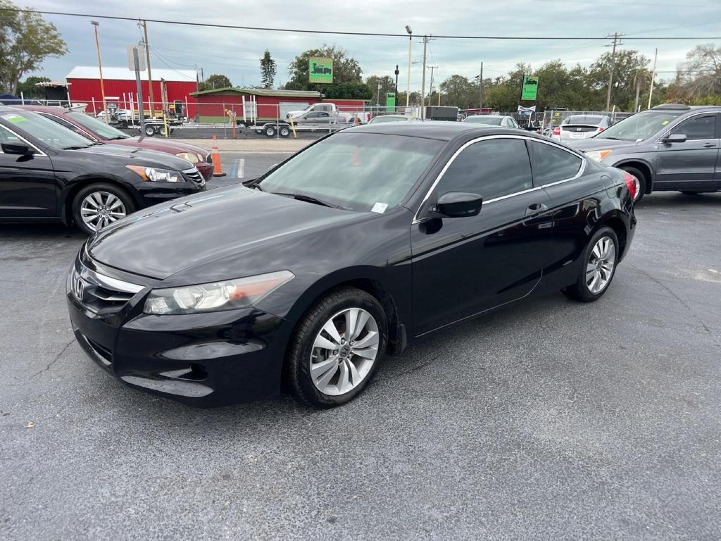 2012 BLACK HONDA ACCORD LX (1HGCS1B30CA) with an 2.4L engine, Automatic transmission, located at 2929 9th St. West, Bradenton, 34205, (941) 242-2810, 27.473591, -82.570679 - Photo#4