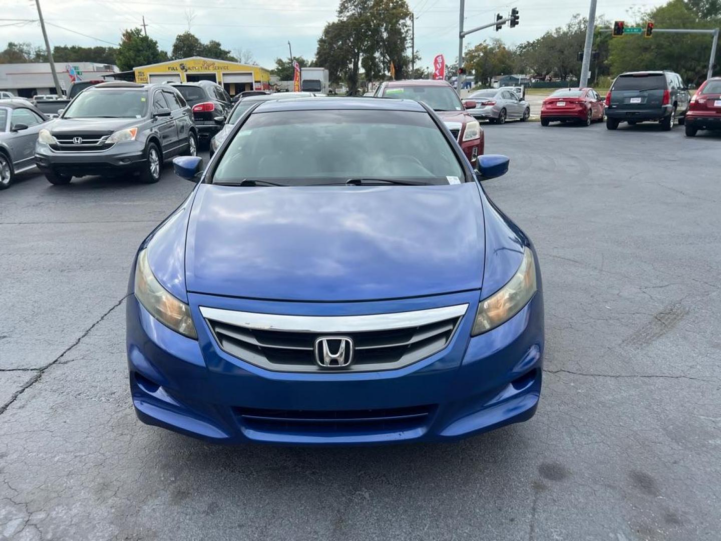 2011 BLUE HONDA ACCORD EXL (1HGCS1B8XBA) with an 2.4L engine, Automatic transmission, located at 2929 9th St. West, Bradenton, 34205, (941) 242-2810, 27.473591, -82.570679 - Photo#1