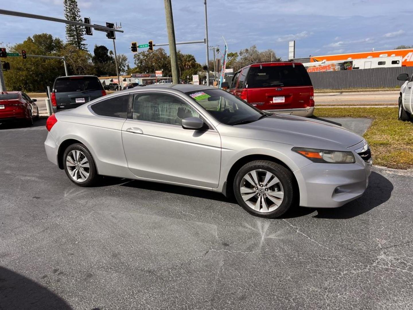 2012 SILVER HONDA ACCORD LX (1HGCS1B32CA) with an 2.4L engine, Automatic transmission, located at 2929 9th St. West, Bradenton, 34205, (941) 242-2810, 27.473591, -82.570679 - Photo#0