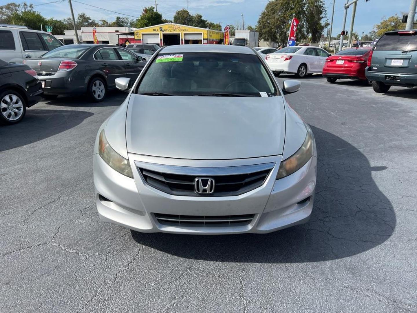 2012 SILVER HONDA ACCORD LX (1HGCS1B32CA) with an 2.4L engine, Automatic transmission, located at 2929 9th St. West, Bradenton, 34205, (941) 242-2810, 27.473591, -82.570679 - Photo#3