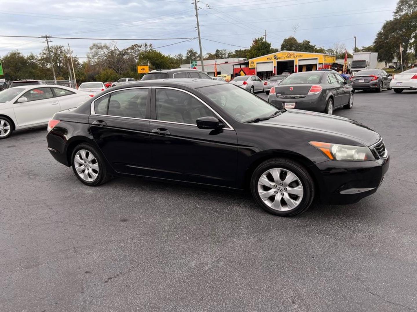 2008 BLACK HONDA ACCORD EXL (1HGCP26858A) with an 2.4L engine, Automatic transmission, located at 2929 9th St. West, Bradenton, 34205, (941) 242-2810, 27.473591, -82.570679 - Photo#1