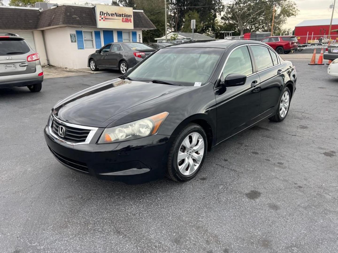 2008 BLACK HONDA ACCORD EXL (1HGCP26858A) with an 2.4L engine, Automatic transmission, located at 2929 9th St. West, Bradenton, 34205, (941) 242-2810, 27.473591, -82.570679 - Photo#4