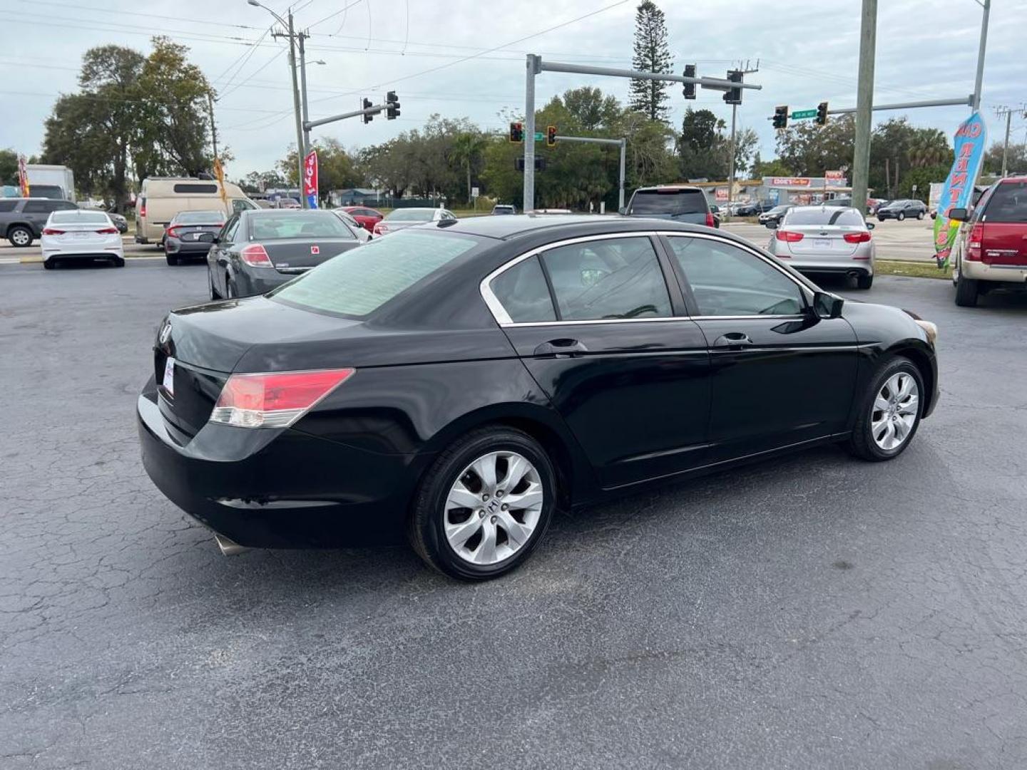 2008 BLACK HONDA ACCORD EXL (1HGCP26858A) with an 2.4L engine, Automatic transmission, located at 2929 9th St. West, Bradenton, 34205, (941) 242-2810, 27.473591, -82.570679 - Photo#8