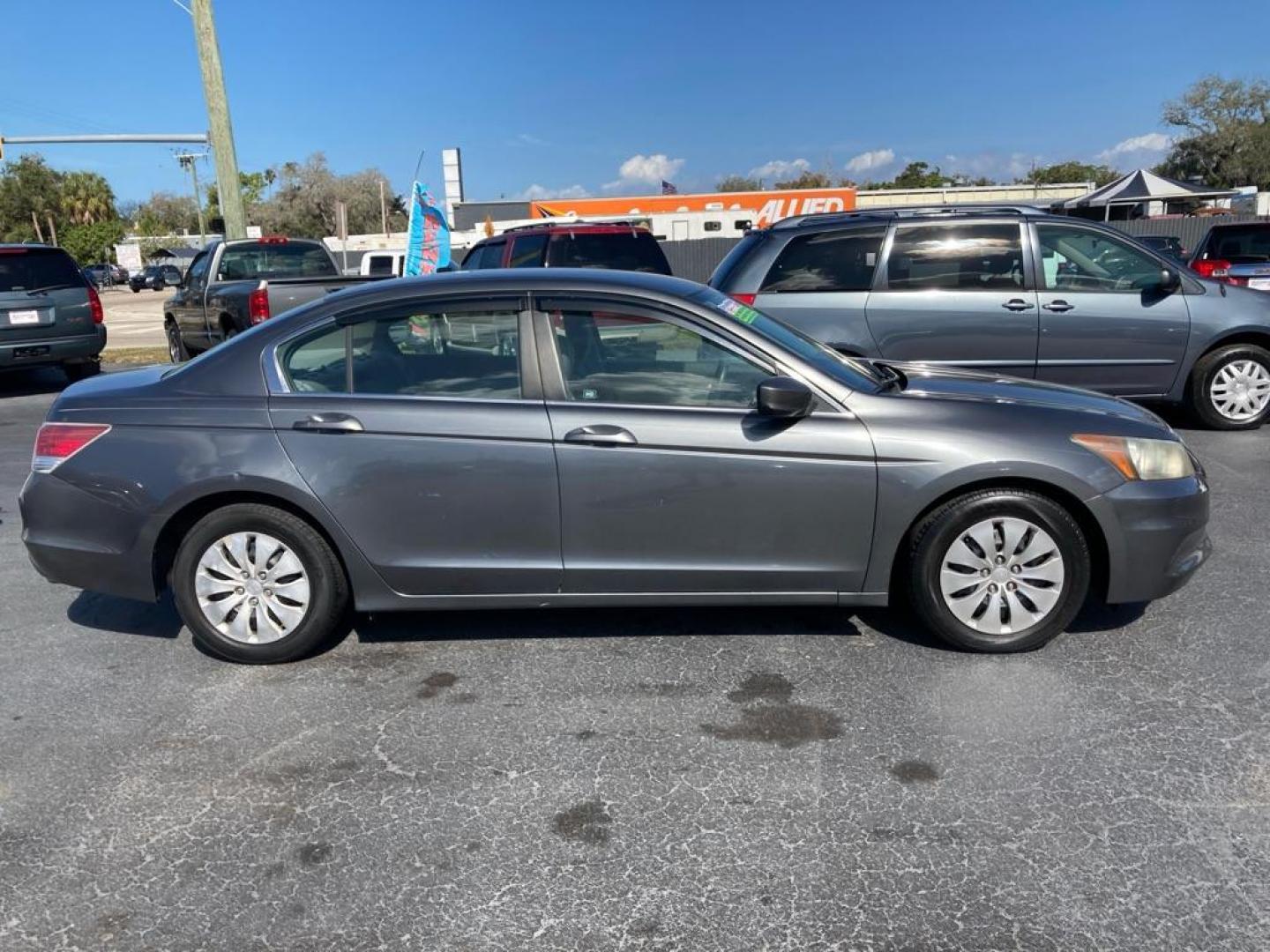 2011 GRAY HONDA ACCORD LX (1HGCP2F35BA) with an 2.4L engine, Automatic transmission, located at 2929 9th St. West, Bradenton, 34205, (941) 242-2810, 27.473591, -82.570679 - Photo#1