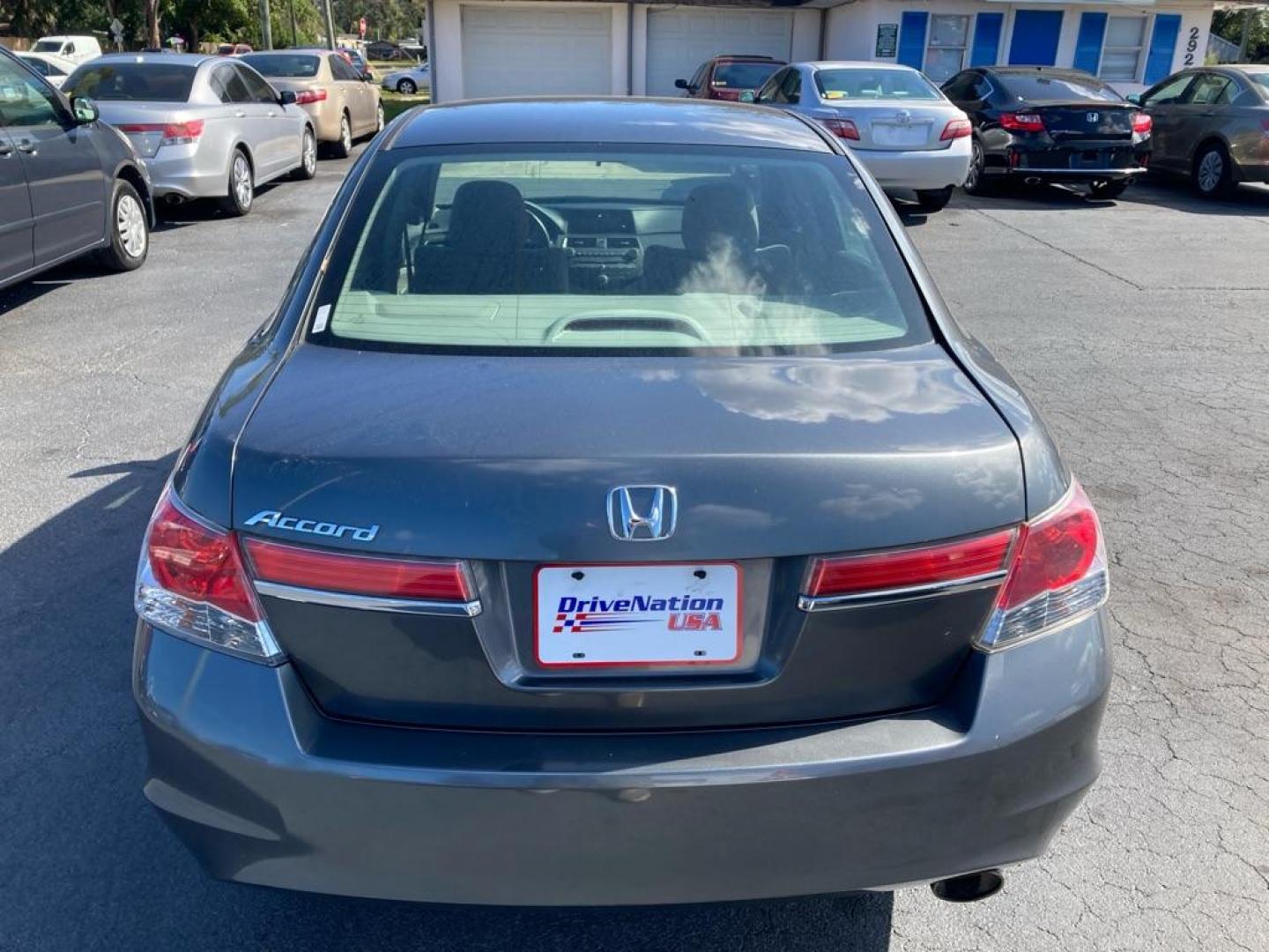 2011 GRAY HONDA ACCORD LX (1HGCP2F35BA) with an 2.4L engine, Automatic transmission, located at 2929 9th St. West, Bradenton, 34205, (941) 242-2810, 27.473591, -82.570679 - Photo#3