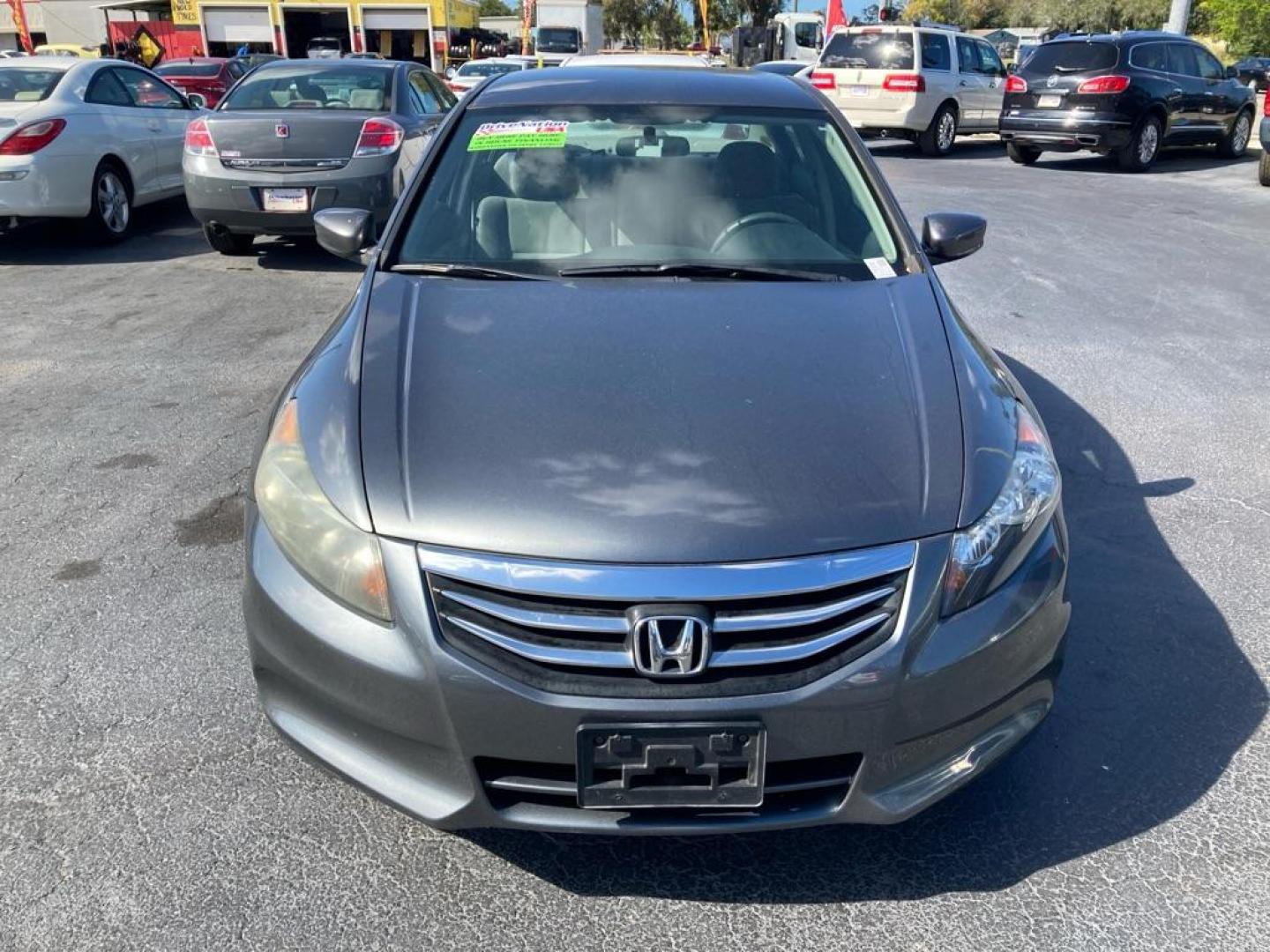 2011 GRAY HONDA ACCORD LX (1HGCP2F35BA) with an 2.4L engine, Automatic transmission, located at 2929 9th St. West, Bradenton, 34205, (941) 242-2810, 27.473591, -82.570679 - Photo#7