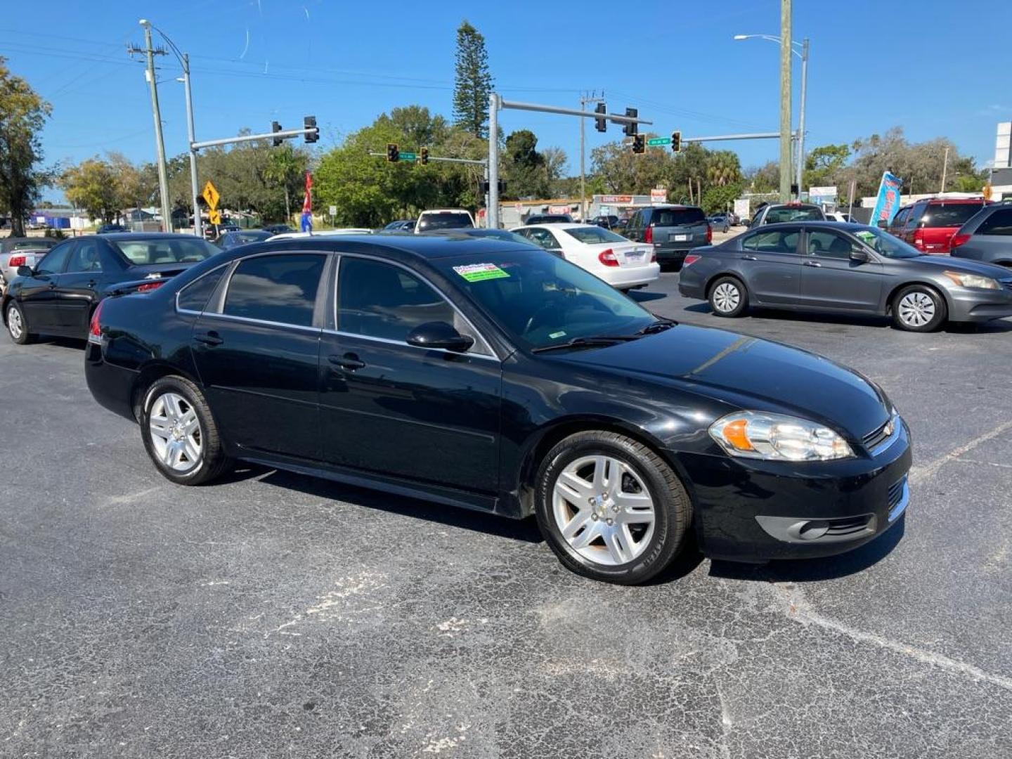 2011 BLACK CHEVROLET IMPALA LT (2G1WB5EK6B1) with an 3.5L engine, Automatic transmission, located at 2929 9th St. West, Bradenton, 34205, (941) 242-2810, 27.473591, -82.570679 - Photo#0