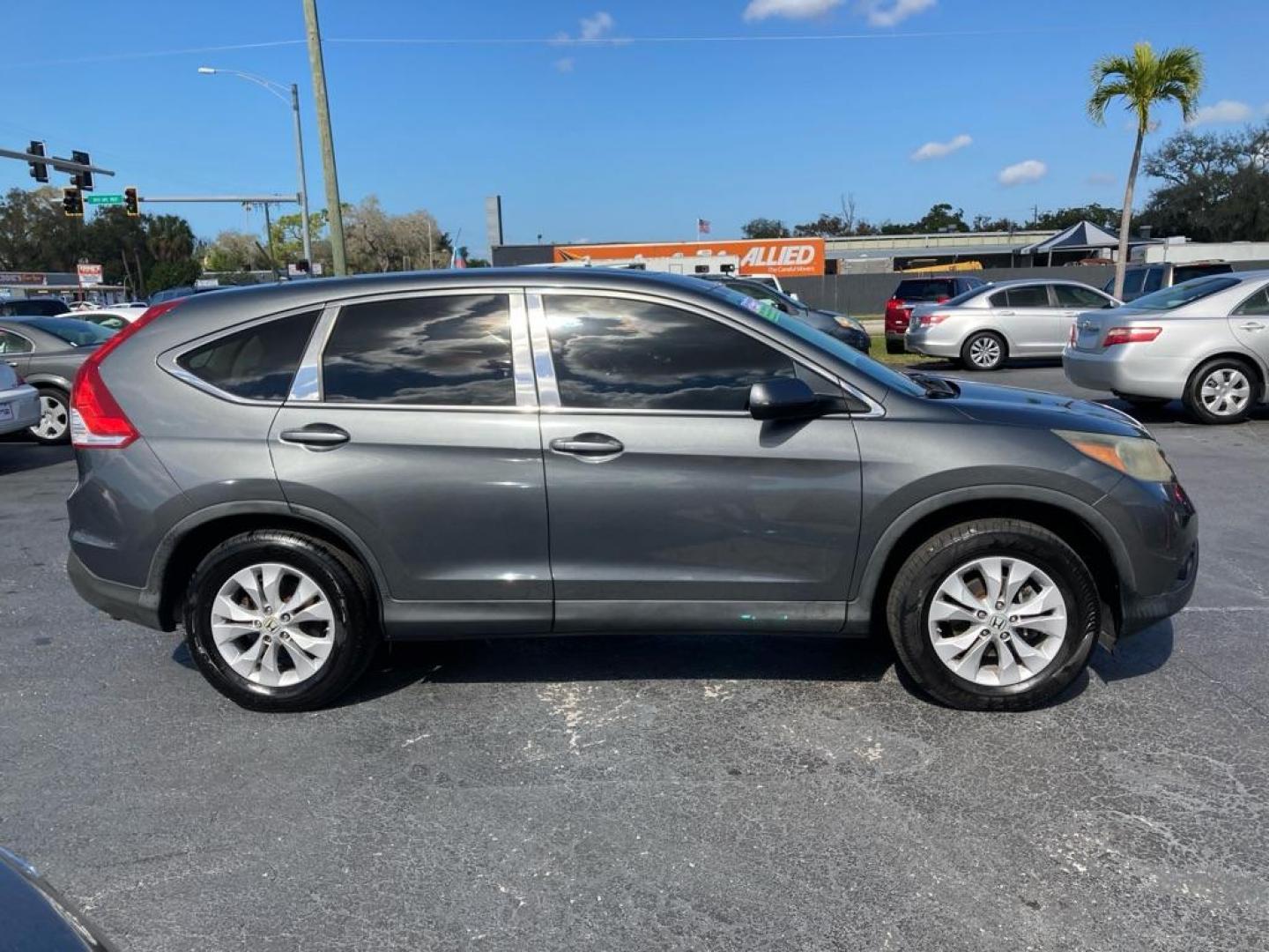 2012 GRAY HONDA CR-V EX (5J6RM3H57CL) with an 2.4L engine, Automatic transmission, located at 2929 9th St. West, Bradenton, 34205, (941) 242-2810, 27.473591, -82.570679 - Photo#1