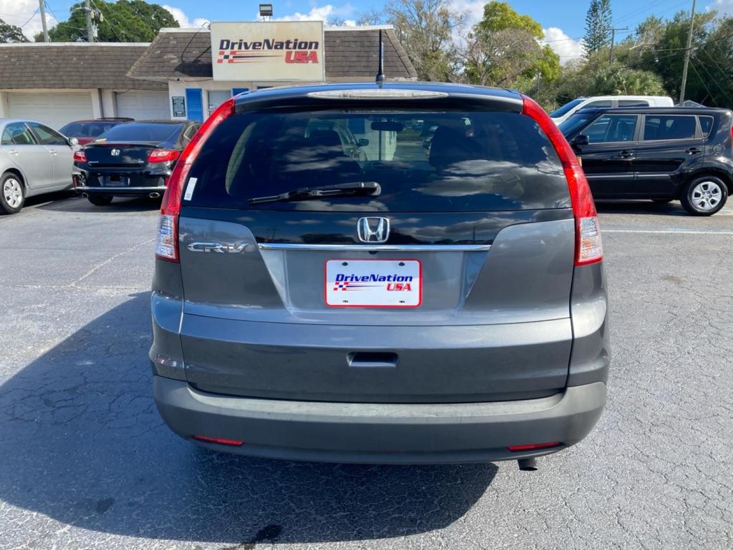 2012 GRAY HONDA CR-V EX (5J6RM3H57CL) with an 2.4L engine, Automatic transmission, located at 2929 9th St. West, Bradenton, 34205, (941) 242-2810, 27.473591, -82.570679 - Photo#3