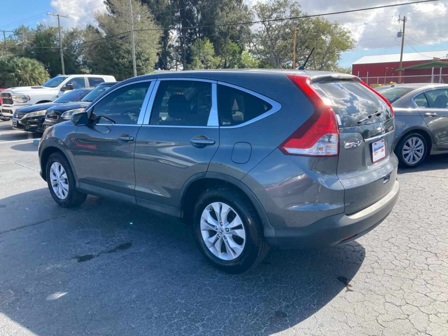 2012 GRAY HONDA CR-V EX (5J6RM3H57CL) with an 2.4L engine, Automatic transmission, located at 2929 9th St. West, Bradenton, 34205, (941) 242-2810, 27.473591, -82.570679 - Photo#4